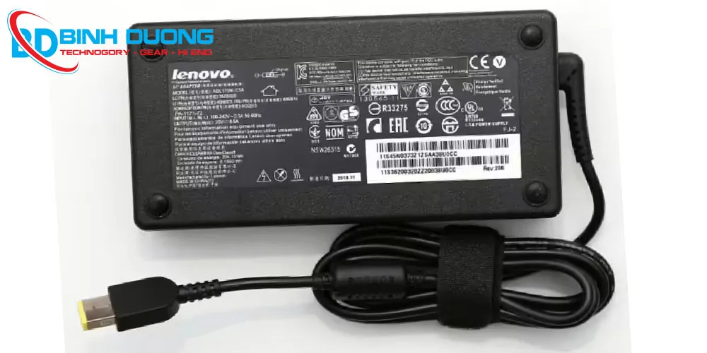 Sạc Lenovo 20V – 8.5A (170W) Đầu USB Chính Hãng – Dòng Cao, An Toàn, Bền Bỉ
