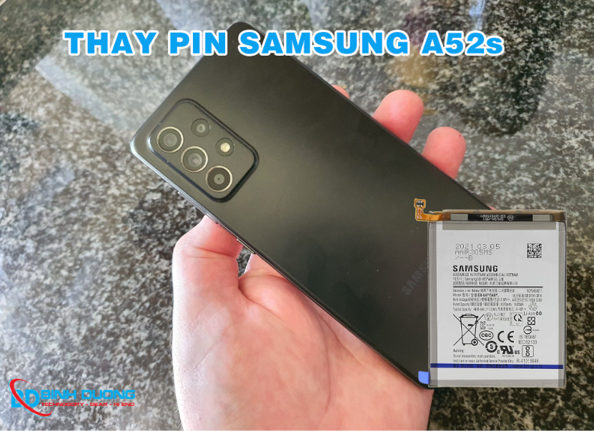 Thay pin điện thoại Samsung A52s