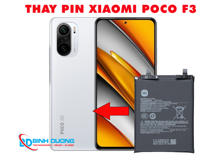 Thay pin poco f3