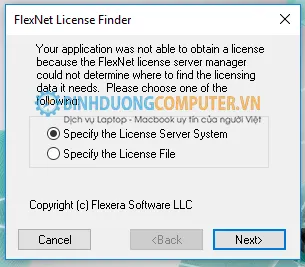 Sửa lỗi FlexNet License Finder dễ dàng 