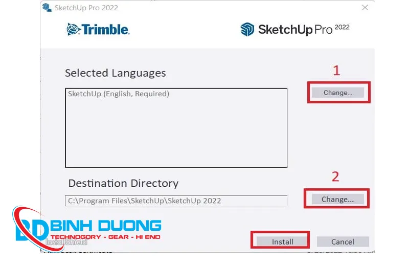 Hướng dẫn cài đặt chi tiết cài SketchUp 2022