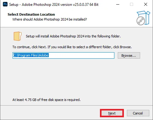 Hướng dẫn tải và cài đặt Adobe Photoshop 2024 