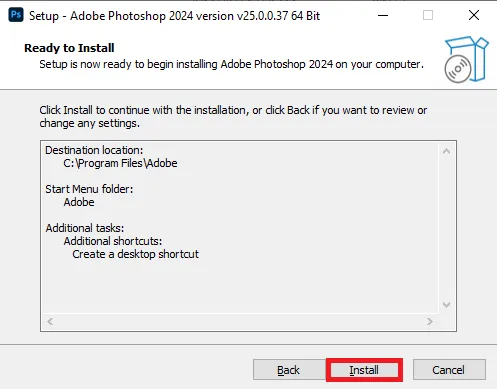 Hướng dẫn tải và cài đặt Adobe Photoshop 2024 