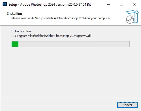 Hướng dẫn tải và cài đặt Adobe Photoshop 2024 