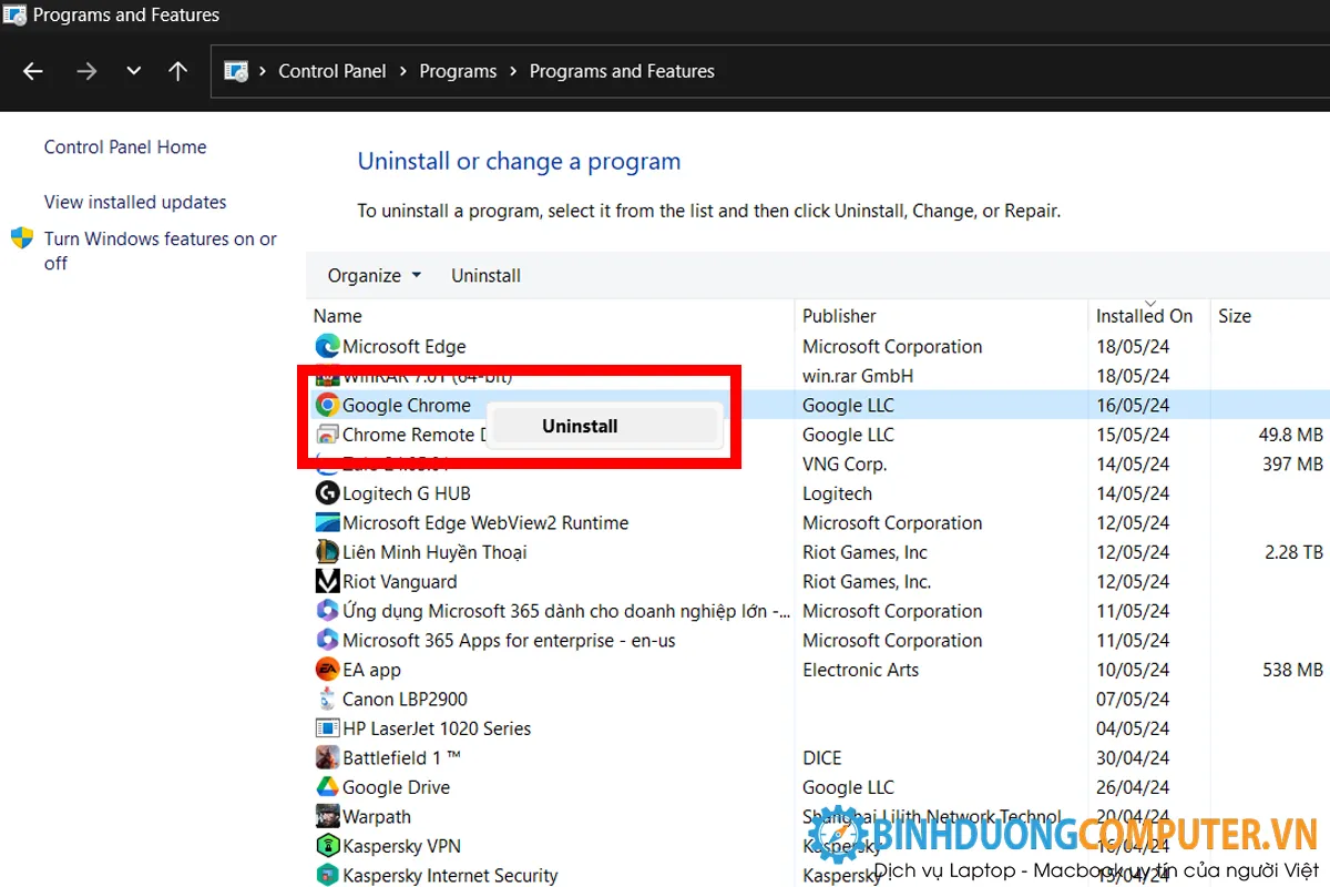 Xóa phần mềm không cần thiết gây nặng máy Windows 11 của bạn