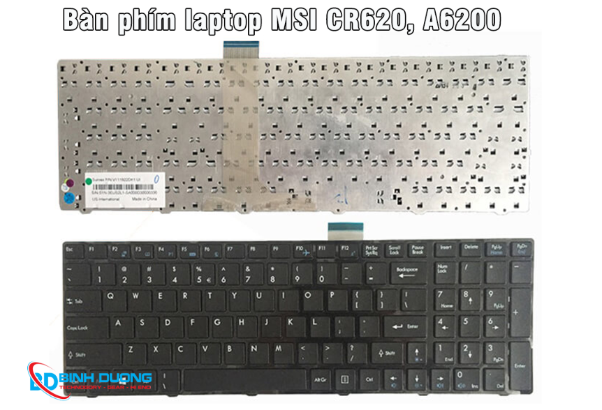 Bàn Phím Laptop MSI CR620, CX61, GE620, FX600