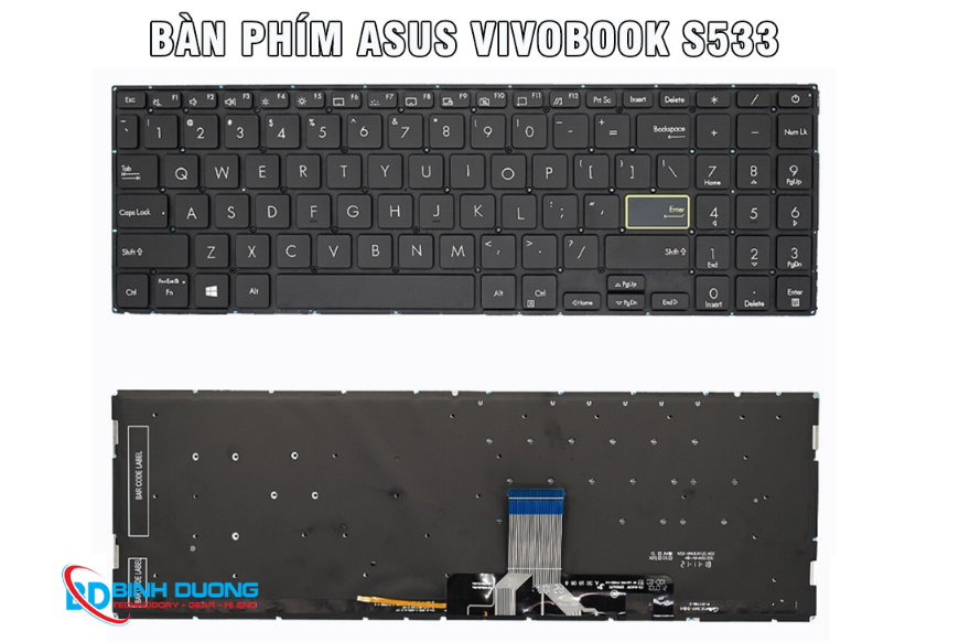 Bàn phím Asus Vivobook S533 LED