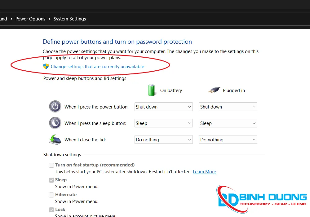 Tắt máy tính không làm khởi động lại dễ dàng