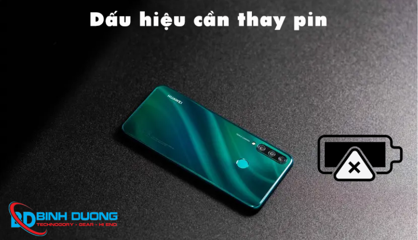 Dấu hiệu cần thay pin Huawei Y6p