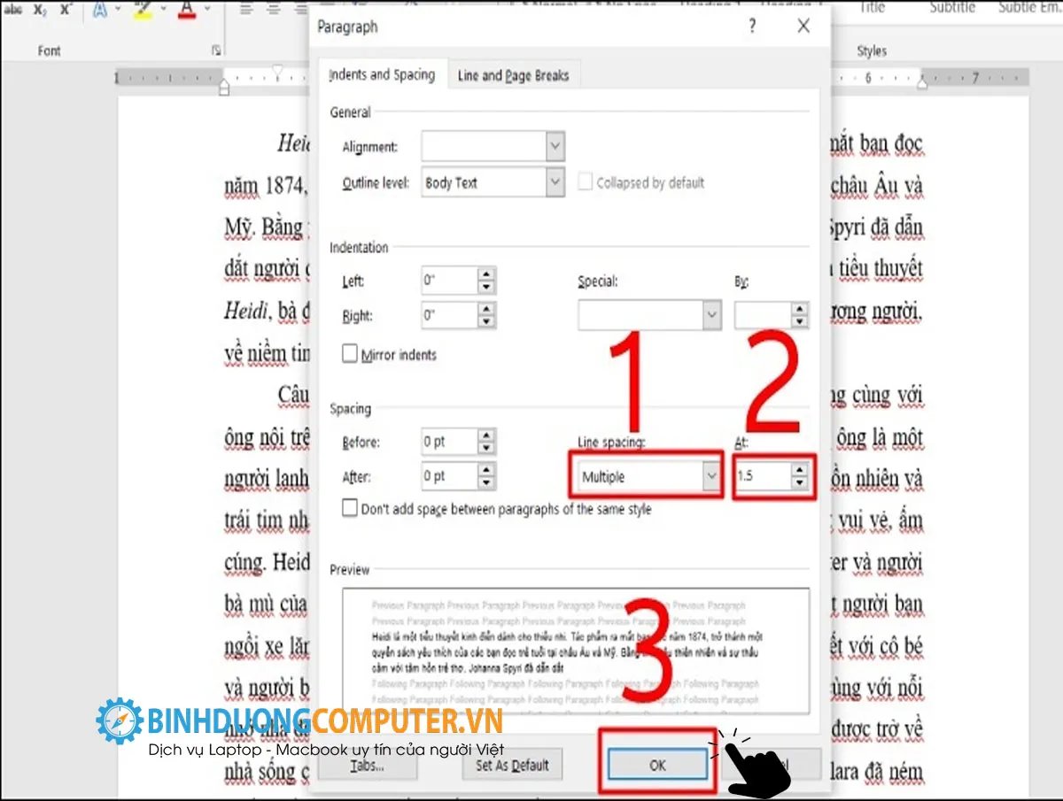 Cách chỉnh khoảng cách dòng trong Word đơn giản nhất