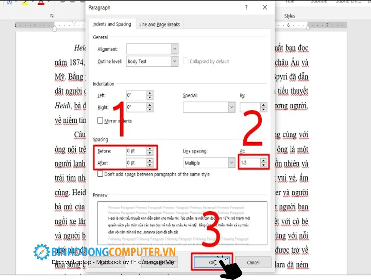 Cách chỉnh khoảng cách dòng trong Word đơn giản nhất
