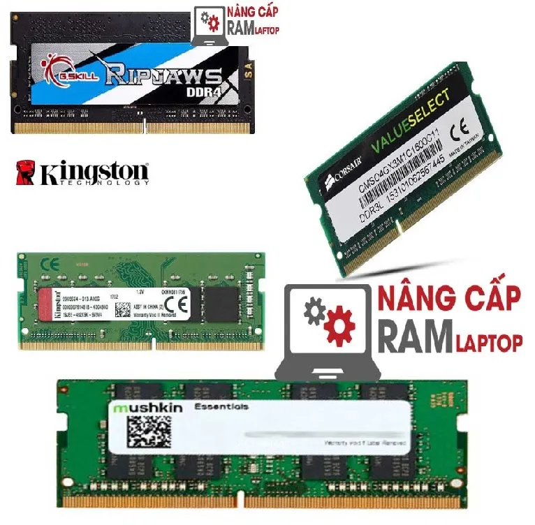 cách khắc phục laptop chạy chậm nâng cấp Ram