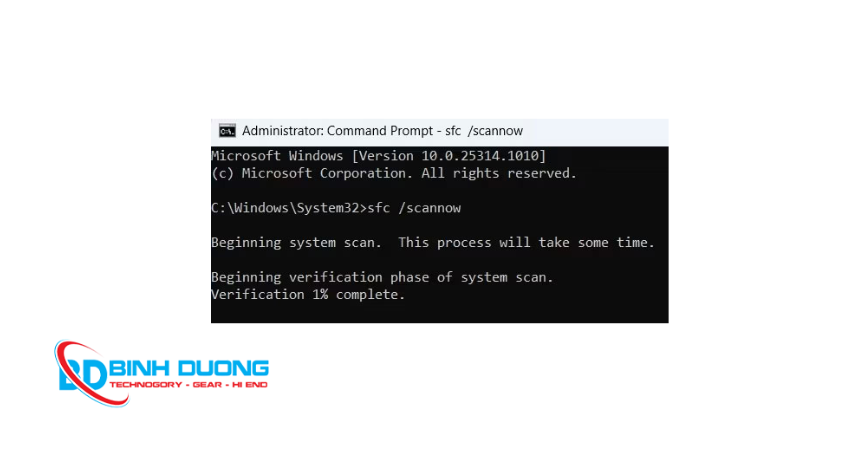 Sửa lỗi file hệ thống bằng SFC và DISM