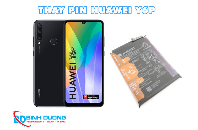 Dịch vụ thay pin điện thoại Huawei Y6p