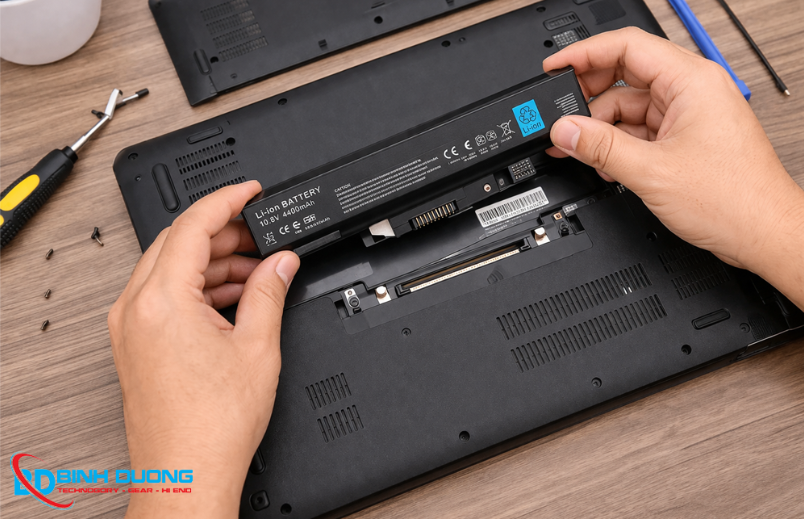 Thay pin laptop tại Bình Dương Computer