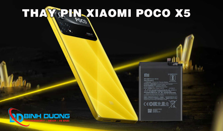 Thay pin Poco X5 