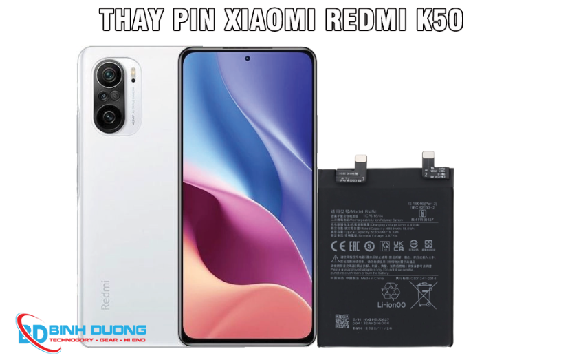 Thay pin Xiaomi Redmi K50