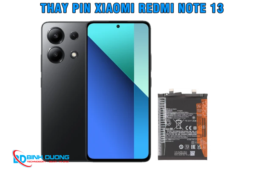 Thay pin Xiaomi Redmi Note 13