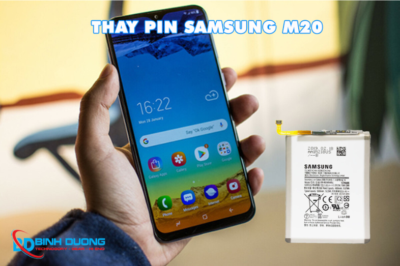 Thay pin Samsung M20