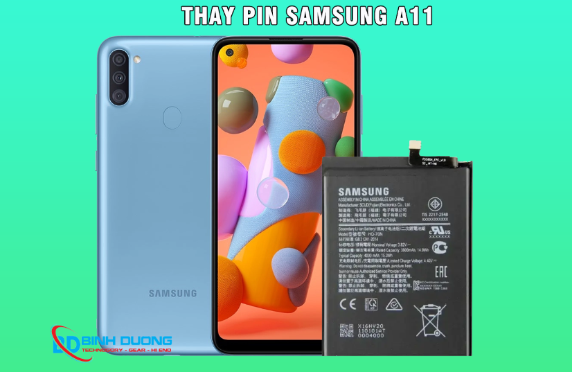 Thay pin Samsung A11