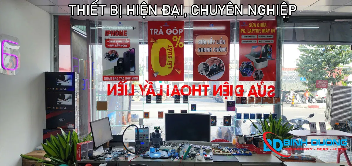 Các bước thay pin Oppo Reno6 tại Bình Dương Computer