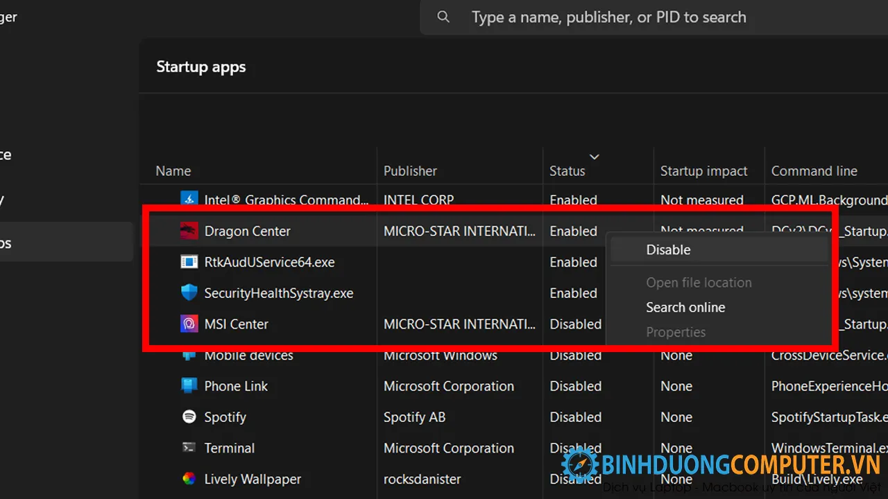Tối ưu Windows 11 nhanh chóng mượt mà bằng Task Manager