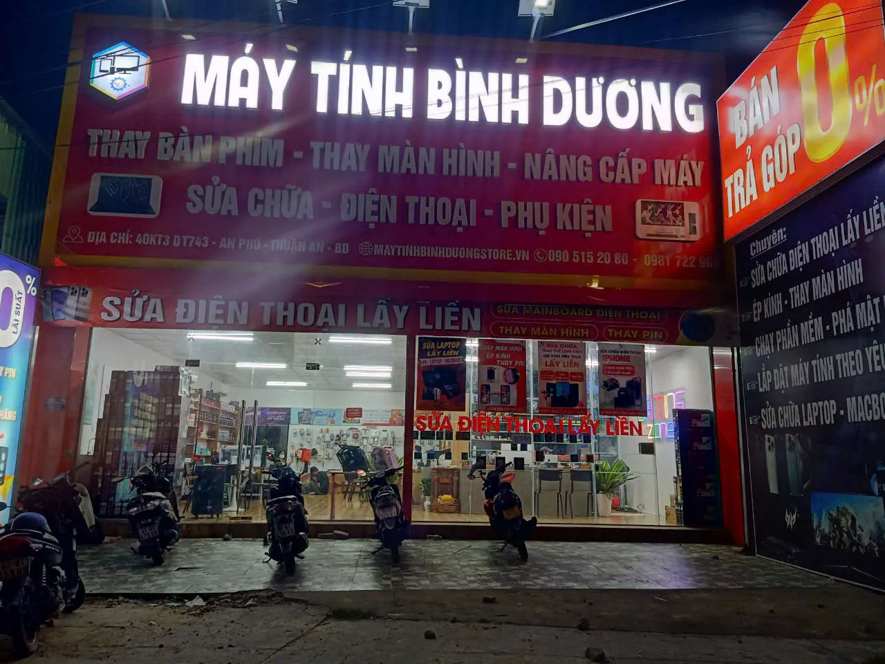 Cửa hàng uy tín tại Bình Dương