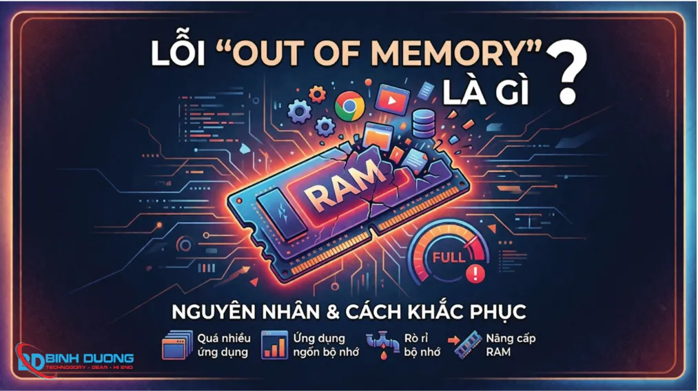 Lỗi Out of Memory là gì? Nguyên nhân và cách khắc phục hiệu quả