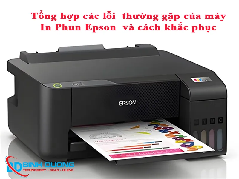Tổng hợp các lỗi thường gặp của máy In Phun Epson và cách khắc phục 