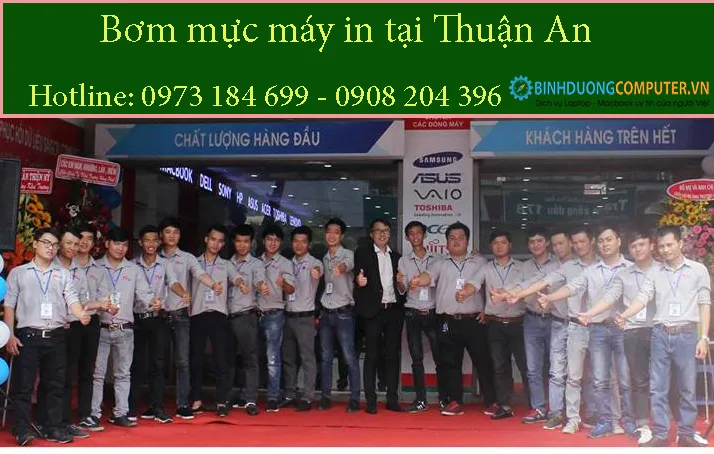 Bơm mực in tại Thuận An