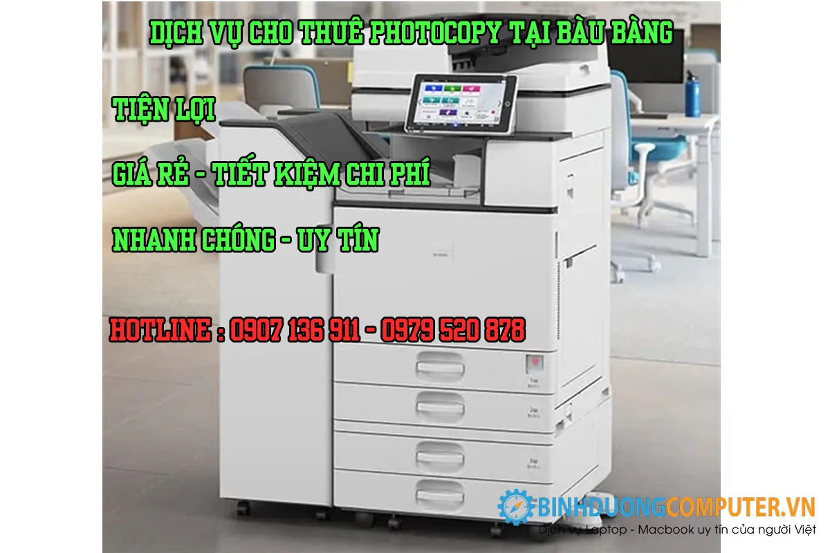 Thuê Photocopy bàu bàng