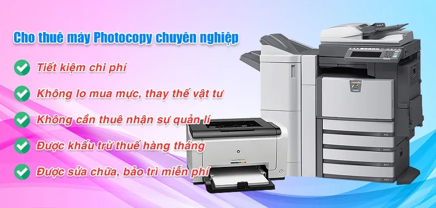 Cho thuê máy photocopy tại Thuận An