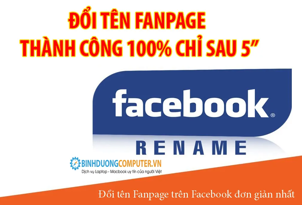 Đổi tên Fanpage trên Facebook đơn giản nhất
