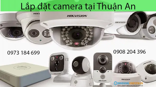 Lắp đặt camera tại thuận an