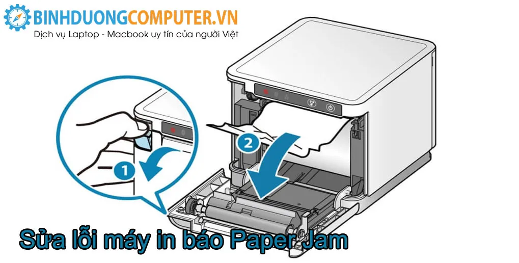 Sửa máy in brother báo lỗi paper jam 