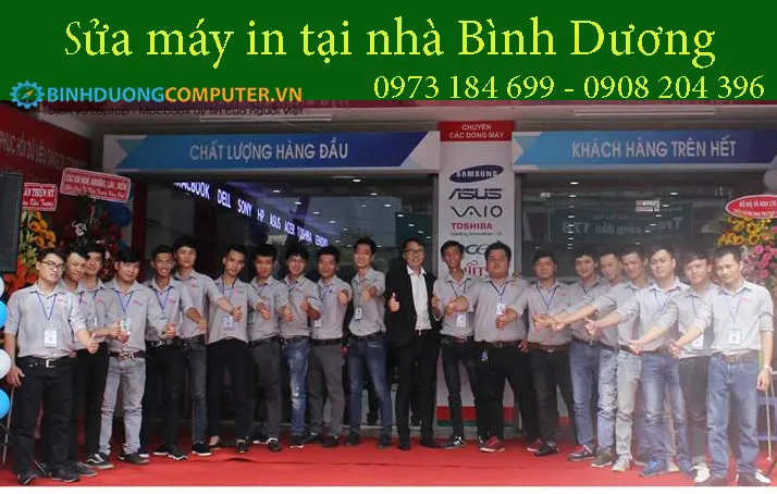 Sửa máy in tại nhà Bình Dương
