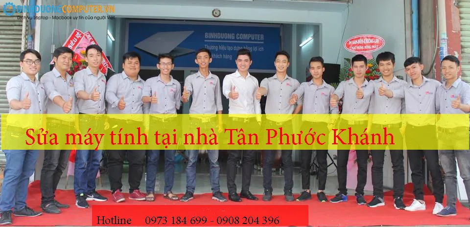 Sửa máy tính tại nhà Tân Phước Khánh