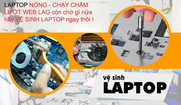 Vệ sinh laptop chuyên nghiệp bình dương