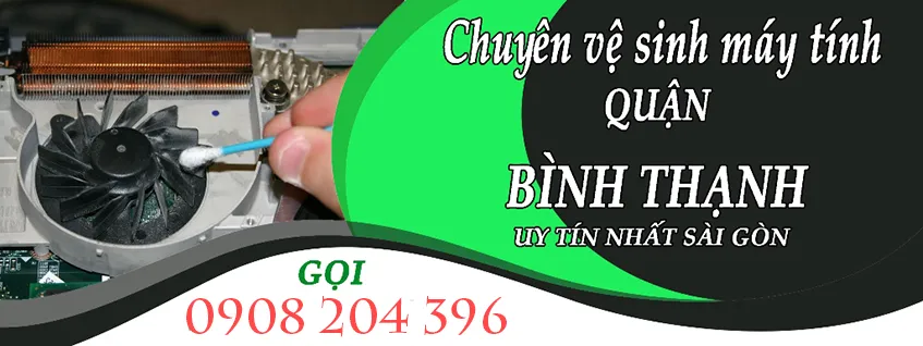 Vệ sinh laptop Bình Thạnh