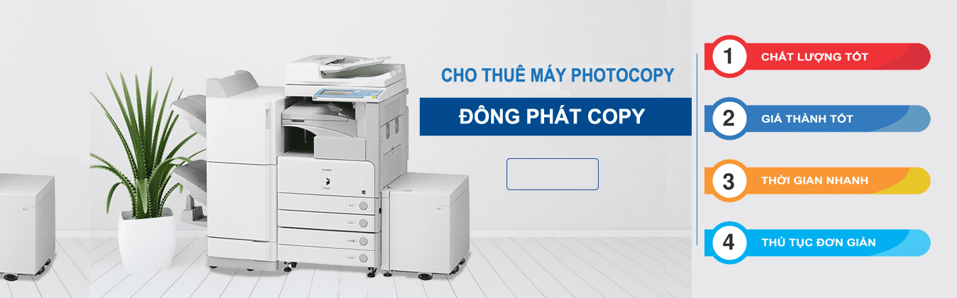 Bảng giá thuê máy photocopy bình dương