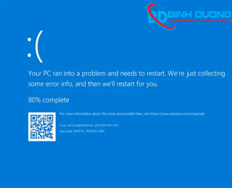 Hướng dẫn khắc phục lỗi Critical Process Died trên Windows 
