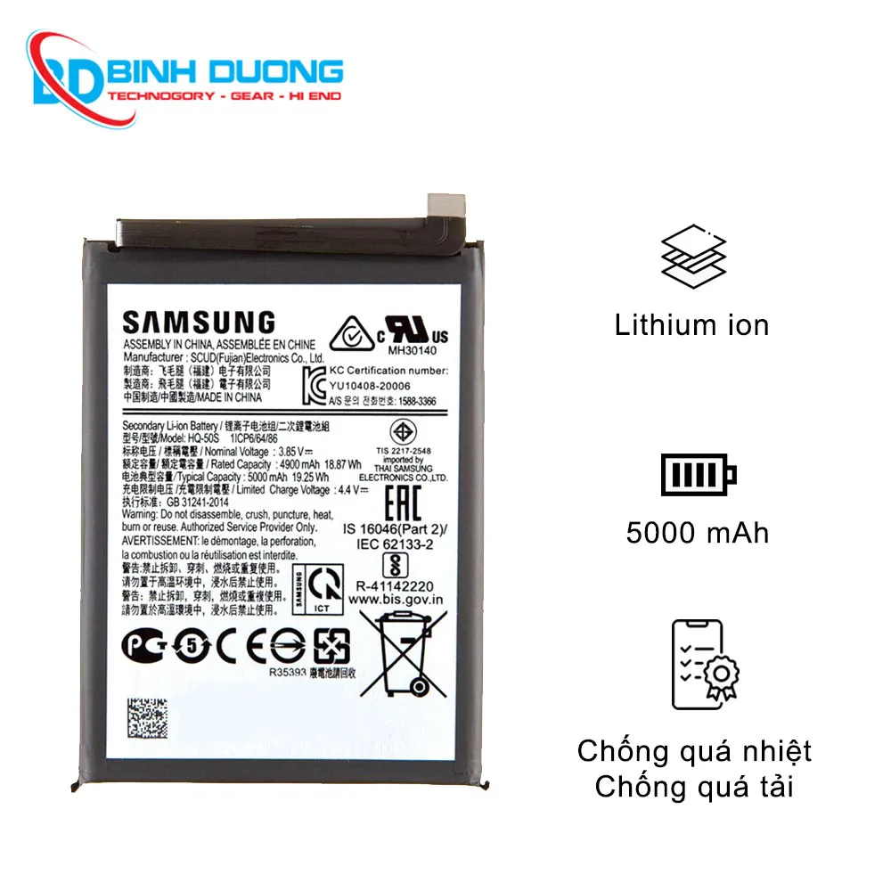 Thay pin Samsung A02s