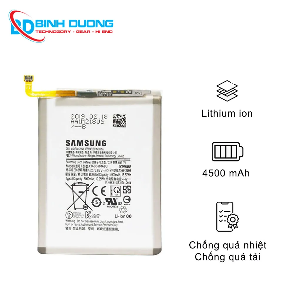 Thay pin Samsung A82