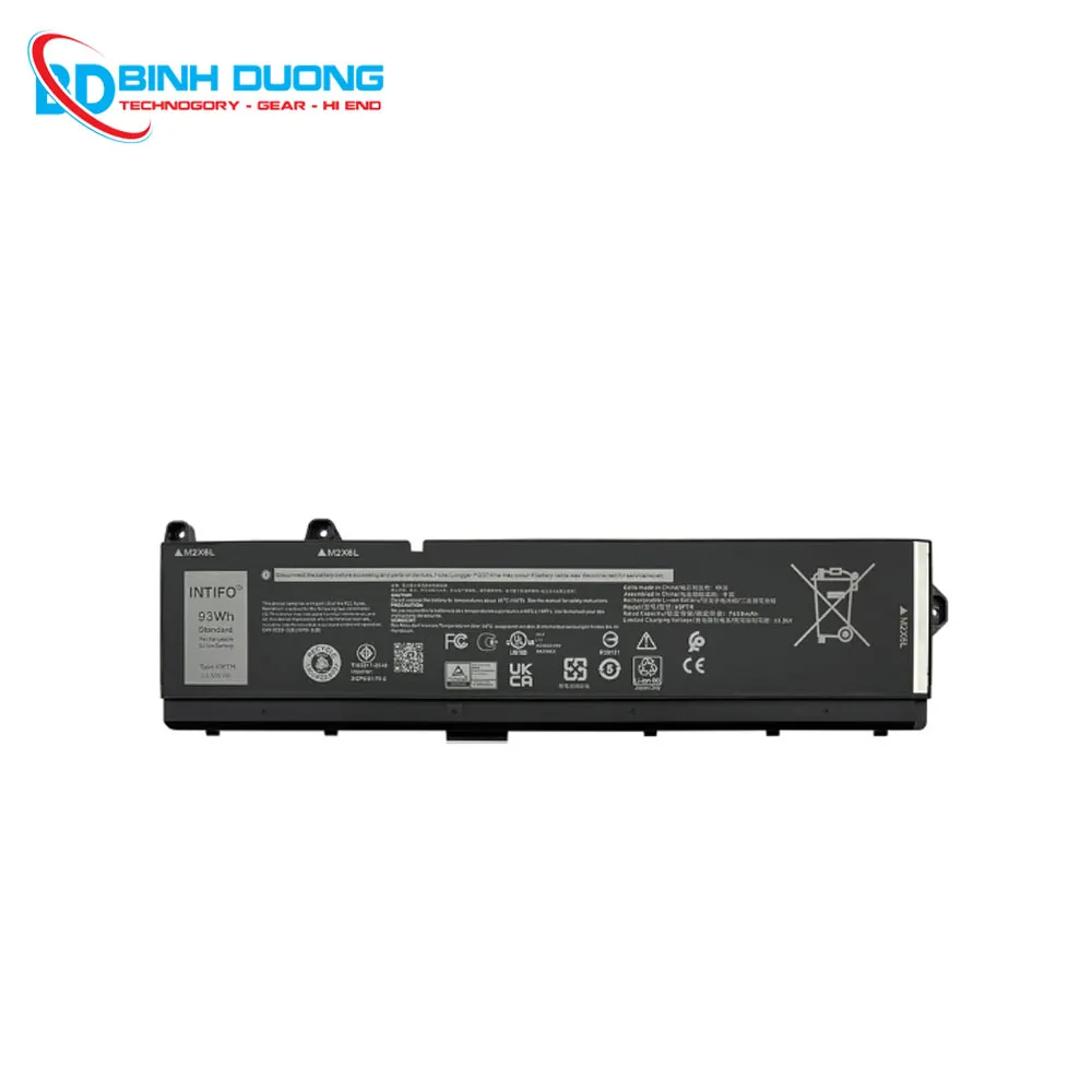 Pin Dell Precision X9FTM 93Wh cho 7670, 7770 zin