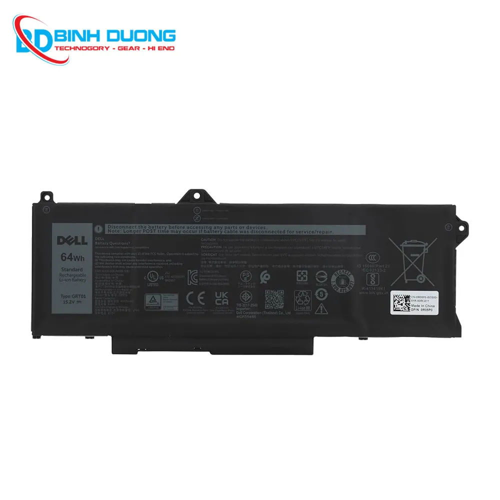 Pin Dell Latitude GRT01 64Wh cho 5421, 5521 zin