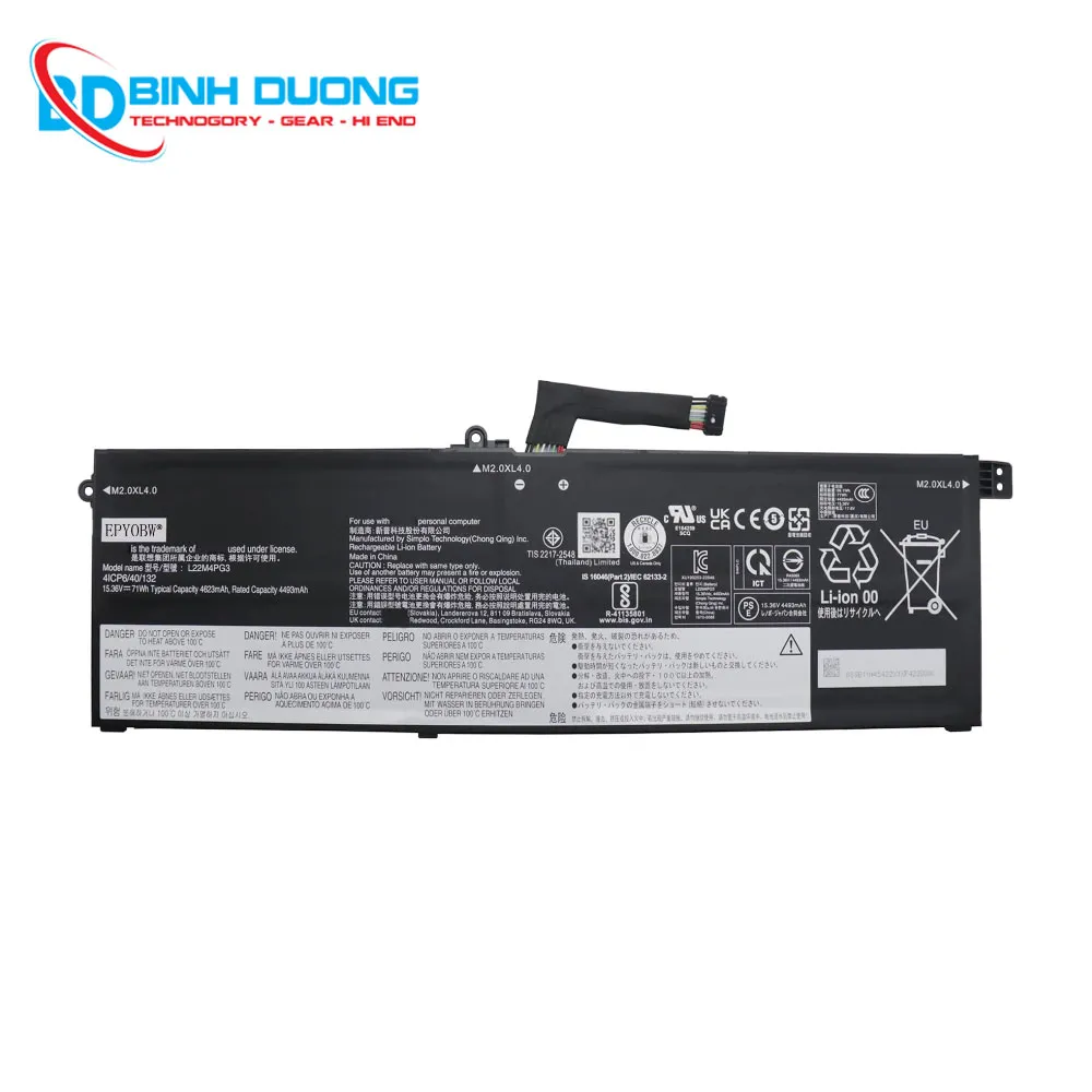 Pin Lenovo ThinkBook 16 G5+ L22L4PG3 71Wh Zin
