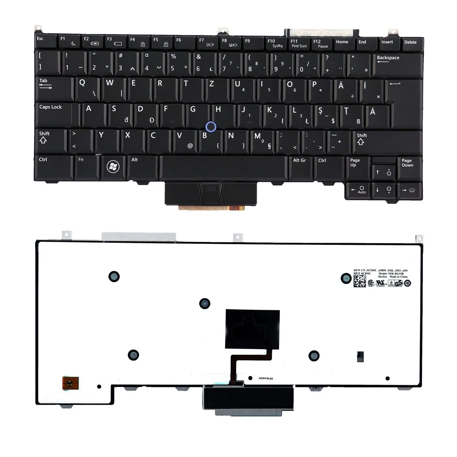 Bàn phím laptop Dell LATITUDE E4300 (có đèn)