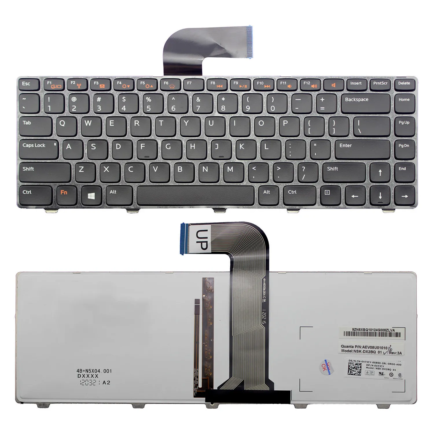 Bàn phím laptop Dell Inspiron N4110 N4050 (có đèn)