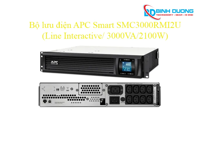 Bộ lưu điện UPS APC SMC3000RMI2U Line Interactive Rackmount 2U (3000VA | 2100W| 230V)