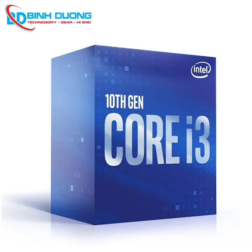 CPU Intel Core i3-10100 (3.6GHz turbo up to 4.3Ghz, 4 nhân 8 luồng, 6MB Cache, 65W) - Socket Intel LGA 1200